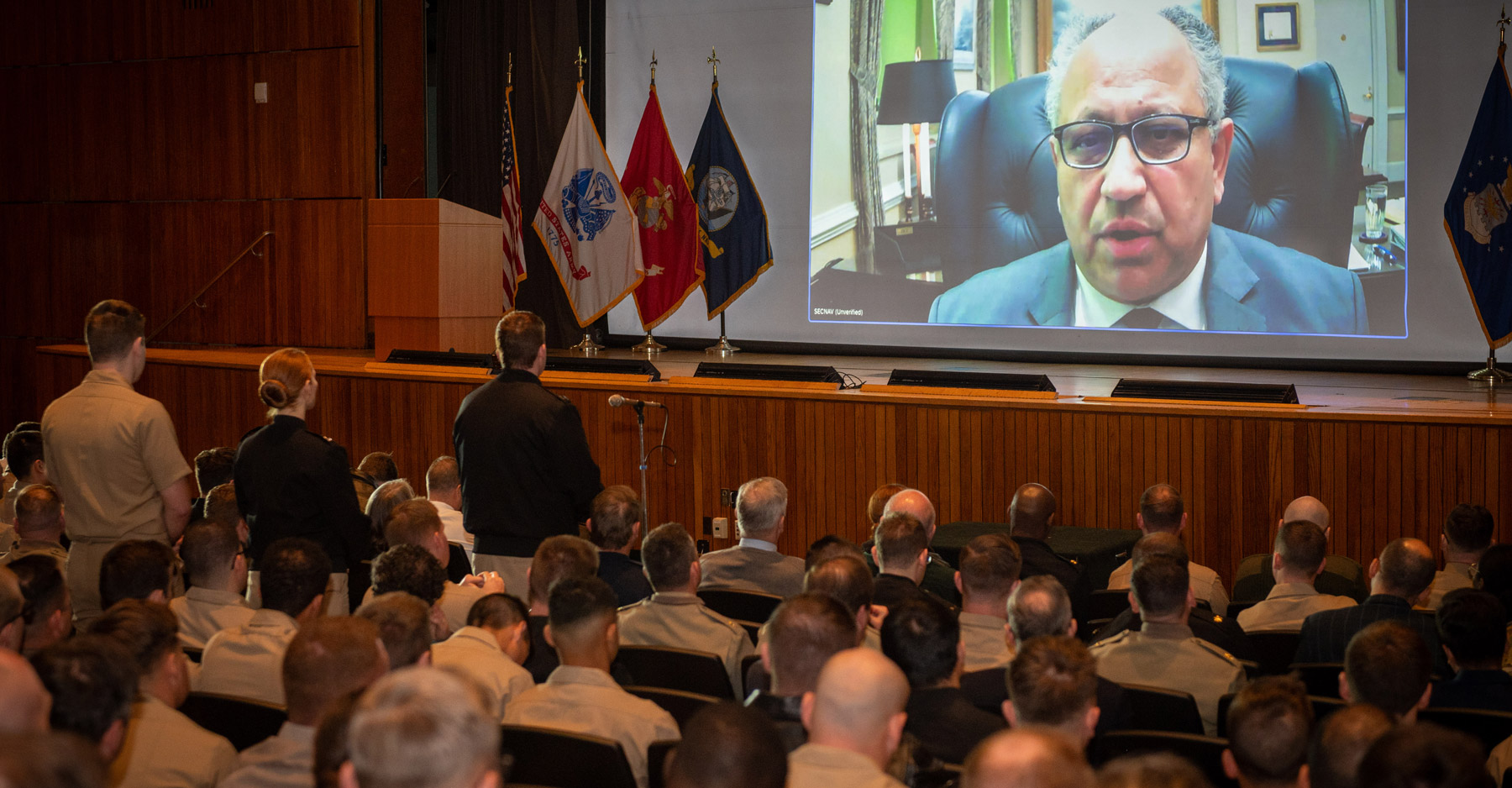 SECNAV Del Toro Highlights Naval Education and Innovation During NPS Farewell Address